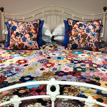 Load image into Gallery viewer, 50x50 Liberty London floral cushions with silk backing