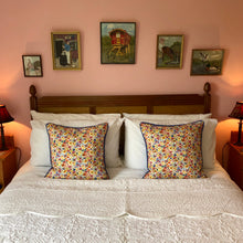 Load image into Gallery viewer, 50x50 Liberty London Floral cushions with silk backing