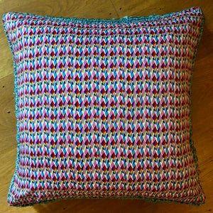 50x50 Liberty London Geometric cushions with silk backing
