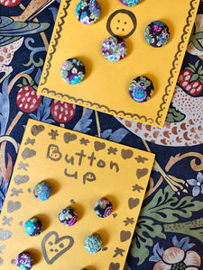 Liberty Print handmade buttons