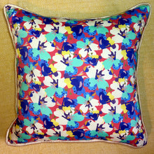 Load image into Gallery viewer, 50x50 Liberty London floral cushions with silk backing