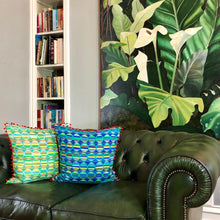 Load image into Gallery viewer, 50x50 Bright Heat Wave Cushions