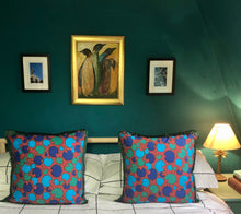 Load image into Gallery viewer, 50x50 ‘Pinking Flower’ cushions with Silk backing