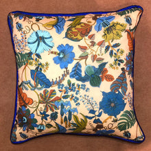 Load image into Gallery viewer, 50x50 Liberty London floral cushions with silk backing

