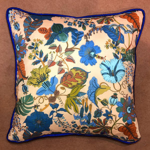 50x50 Liberty London floral cushions with silk backing