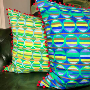 50x50 Bright Heat Wave Cushions