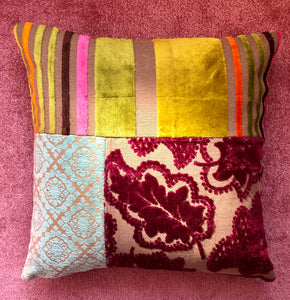 Little and Large Dual Aspect Designers Guild Patchwork Cushions