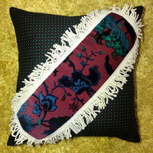 Load image into Gallery viewer, 50x50 House of Hackney cushions with cream fringing
