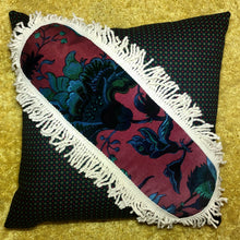 Load image into Gallery viewer, 50x50 House of Hackney cushions with cream fringing
