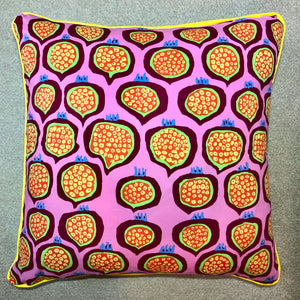 50x50 Vibrant Pomegranate Cushions